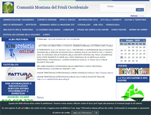 Tablet Screenshot of cmfriulioccidentale.it